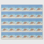 Papier Cadeau Petit remorqueur (Plat)