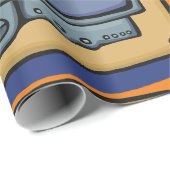 Papier Cadeau Petit téléviseur (Coin rond)