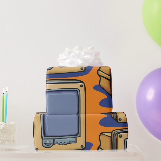 Papier Cadeau Petit téléviseur