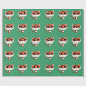 Papier Cadeau Petit tigre mignon (Plat)