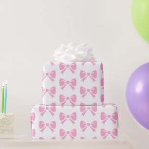 Papier Cadeau Petite Baby shower de cou rose fille Anniversaire