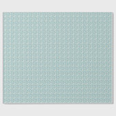 Papier Cadeau Petite Bébé Bleu et Blancs (Plat)