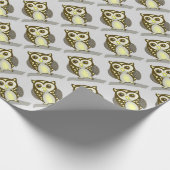 Papier Cadeau Petite chouette mignonne (Coin)