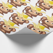 Papier Cadeau Petite collection 119 de singe (Coin)