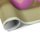 Papier Cadeau Petite collection de lapins et d'oeufs de Pâques (Coin rond)