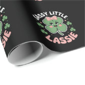 Papier Cadeau Petite coquine drôle de la Saint-Patrick (Coin rond)
