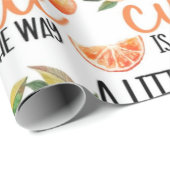 PAPIER CADEAU PETITE CUTIE BABY SHOWER MOTIF (Coin rond)