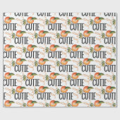 PAPIER CADEAU PETITE CUTIE BABY SHOWER MOTIF (Plat)