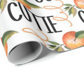 PAPIER CADEAU PETITE CUTIE BABY SHOWER MOTIF (Coin rond)