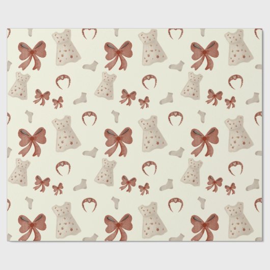Papier Cadeau Petite Dame (Plat)