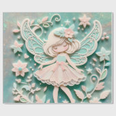 Papier Cadeau Petite fille (Plat)