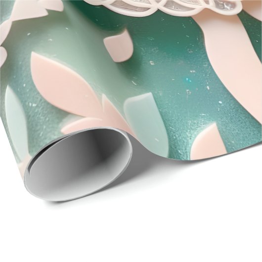 Papier Cadeau Petite fille (Coin rond)