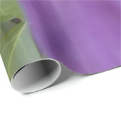 Papier Cadeau Petite fleur pourpre (Coin rond)
