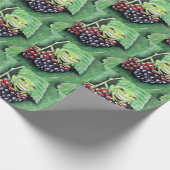 Papier Cadeau Petite grenouille d'arbre sur une peinture de Blac (Coin)