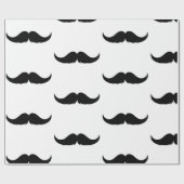 Papier Cadeau Petite Handlebar Moustache (Plat)
