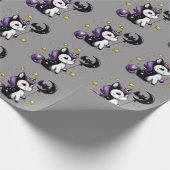 Papier Cadeau Petite licorne (Coin)