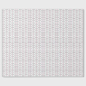 Papier Cadeau Petite mais puissante fille bébé arc-en-ciel (Plat)