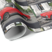 Papier Cadeau Petite MG rouge (Coin rond)
