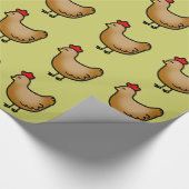 Papier Cadeau Petite poule mignonne (Coin)