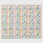 Papier cadeau Petite Princesse Fée (Plat)