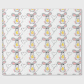 Papier Cadeau Petite souris (Plat)