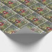 Papier Cadeau Petite souris avec un Dandelion Fluffeux (Coin)