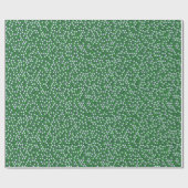 Papier Cadeau Petite Tessellation Géométrique de Triangle Vert (Plat)