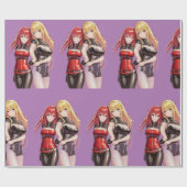 Papier Cadeau Petites filles Anime Thunder_Cove (Plat)