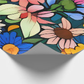 Papier Cadeau Petites fleurs mignonnes (Coin)