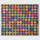 Papier Cadeau Petites fleurs mignonnes (Plat)