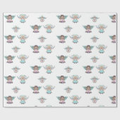 Papier Cadeau Petits anges minuscules de Renee Lavoie (Plat)