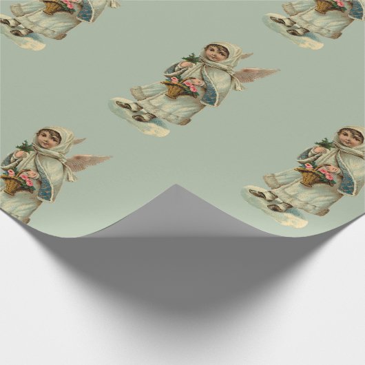 Papier Cadeau Petits anges vintages (Coin)