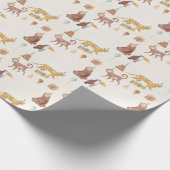 Papier Cadeau Petits animaux de la jungle (Coin)