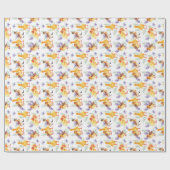 Papier Cadeau Petits canards jaunes (Plat)