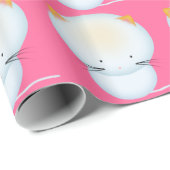 Papier cadeau Petits Chatons Blancs (Coin rond)