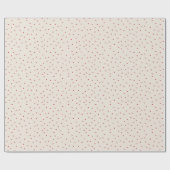 Papier Cadeau Petits Coeurs rouges pour votre Saint Valentin (Plat)