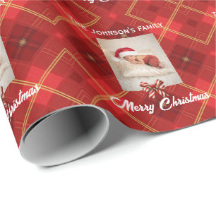 Papier Cadeau Petits Elfes Mignons - Noël Personnalisé