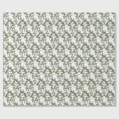 Papier Cadeau Petits Feuilles sur le jardin botanique de Tangled (Plat)