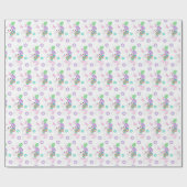 Papier Cadeau Petits lapins et oeufs de Pâques | Pâques (Plat)