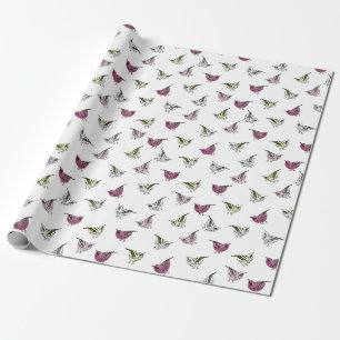 Papier Cadeau Petits oiseaux