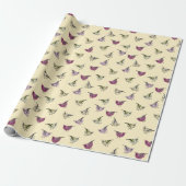 Papier Cadeau Petits oiseaux (Déroulé)
