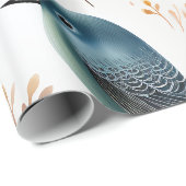 Papier Cadeau Petits oiseaux (Coin rond)