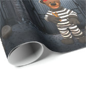 Papier Cadeau Petits ours : Petit prisonnier (Coin rond)