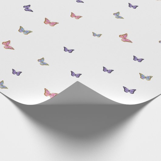 Papier Cadeau petits papillons (Coin)