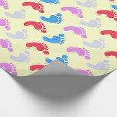 Papier Cadeau Petits Pas (Coin)
