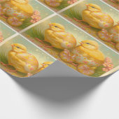Papier Cadeau Petits Poussins De Pâques Dans Une Collection De C (Coin)