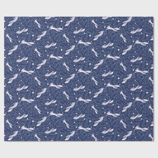 Papier Cadeau Petits renards (Plat)