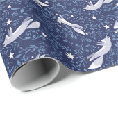 Papier Cadeau Petits renards (Coin rond)