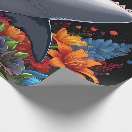 Papier Cadeau Petits requins (Coin)