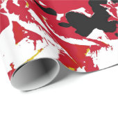 PAPIER CADEAU PETUNIA (Coin rond)